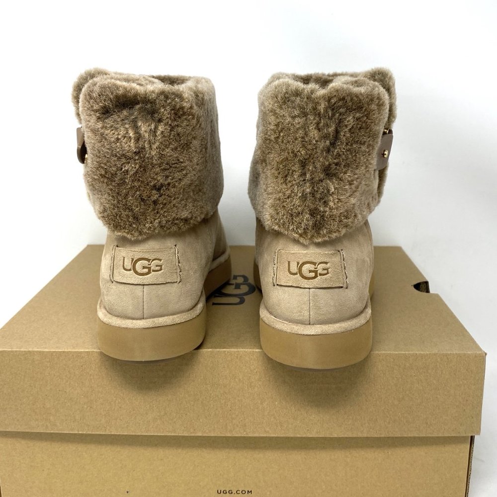 UGG Classic Berge Mini AMPHORA Women Boots Brown - Picture 4 of 9